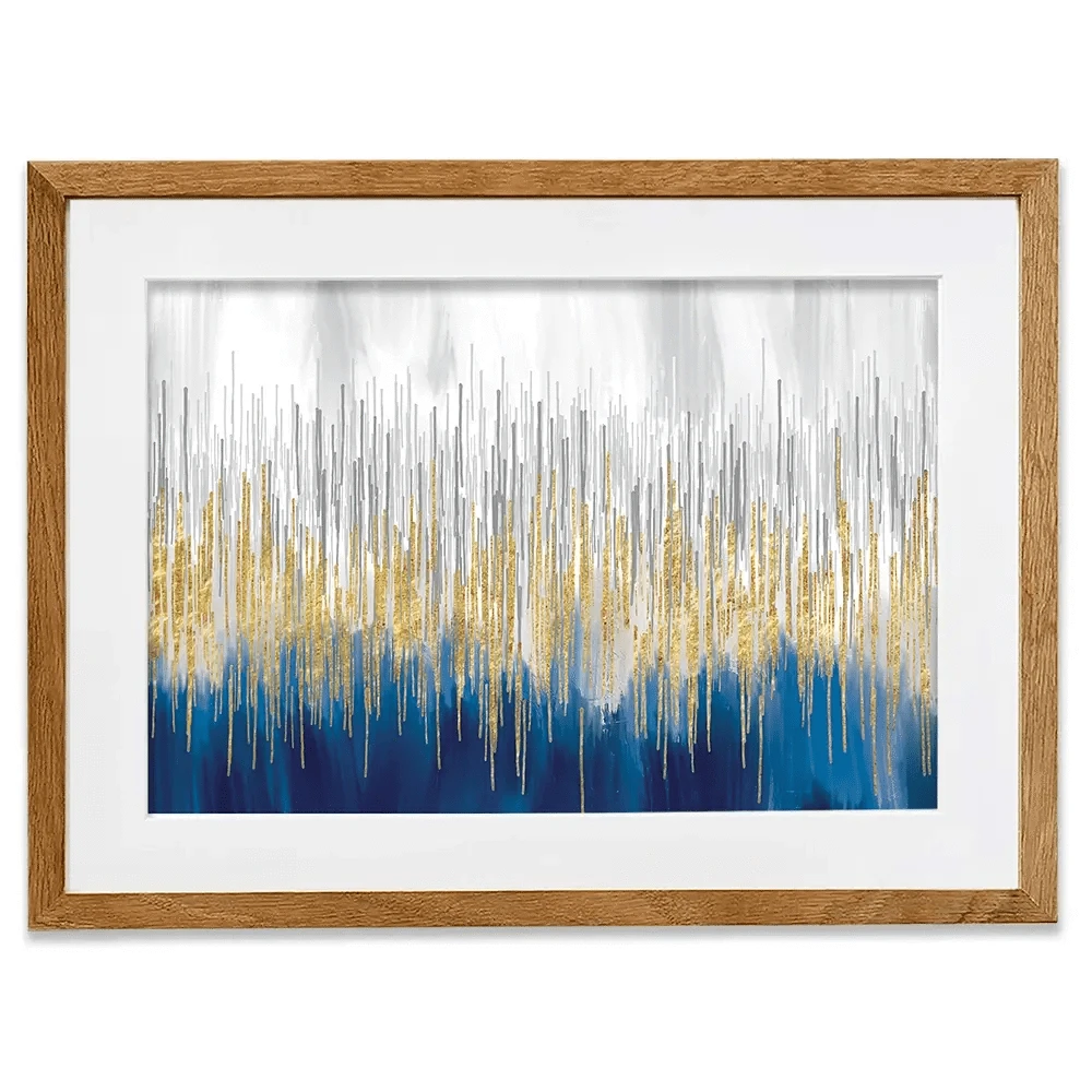 Abstract Parallels Framed Art Print