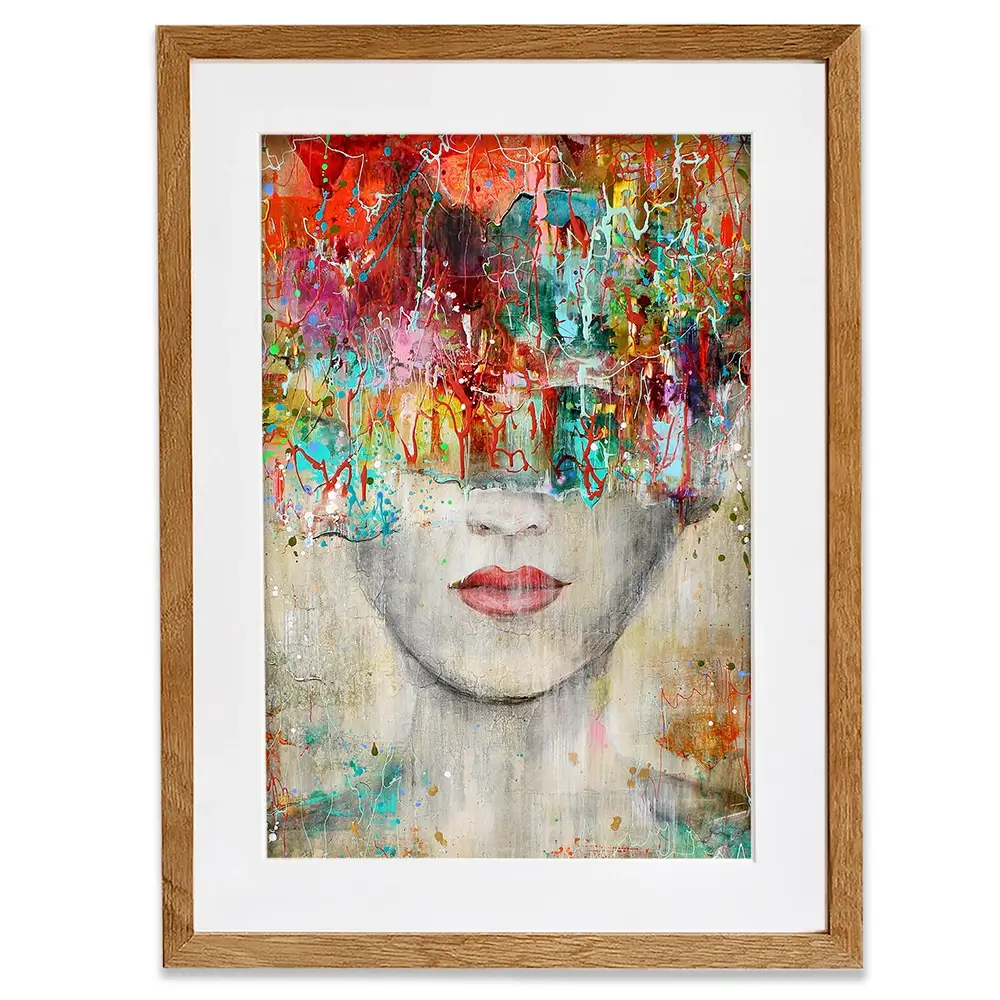 Colourful Vibes Framed Art Print