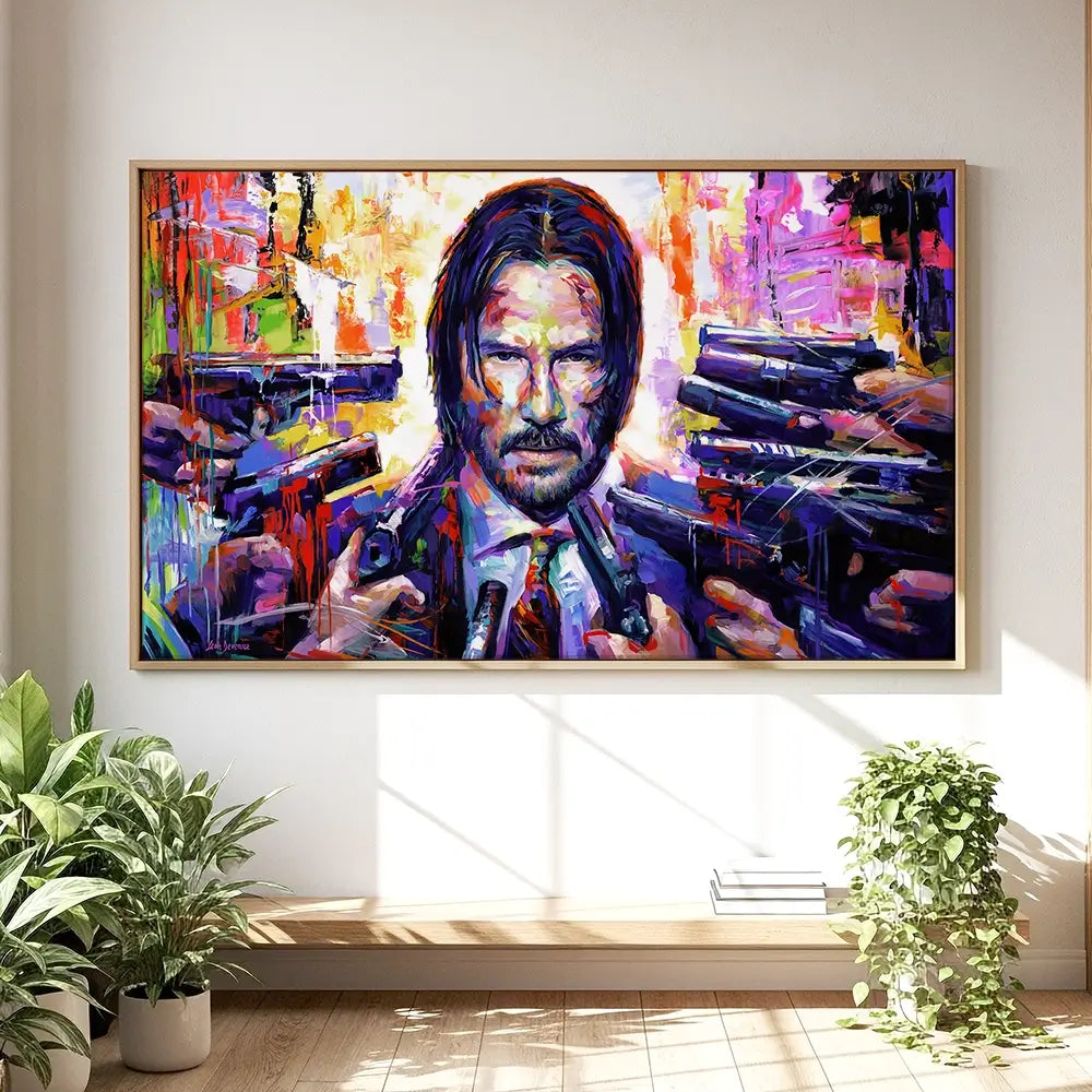 John Wick Oversized Canvas Print