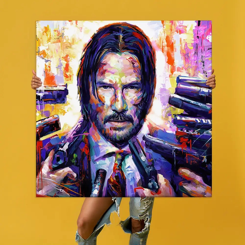 John Wick Oversized Canvas Print