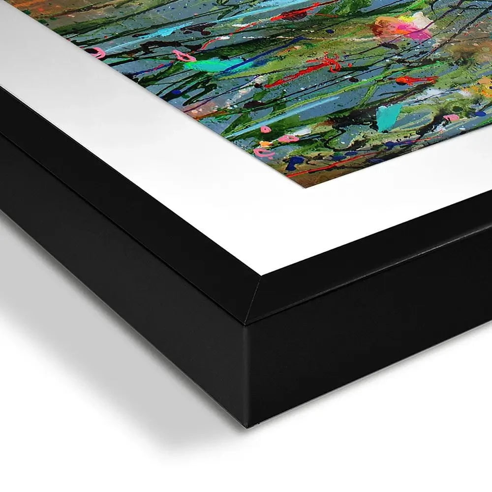 Sea Of Flowers Framed Art Print