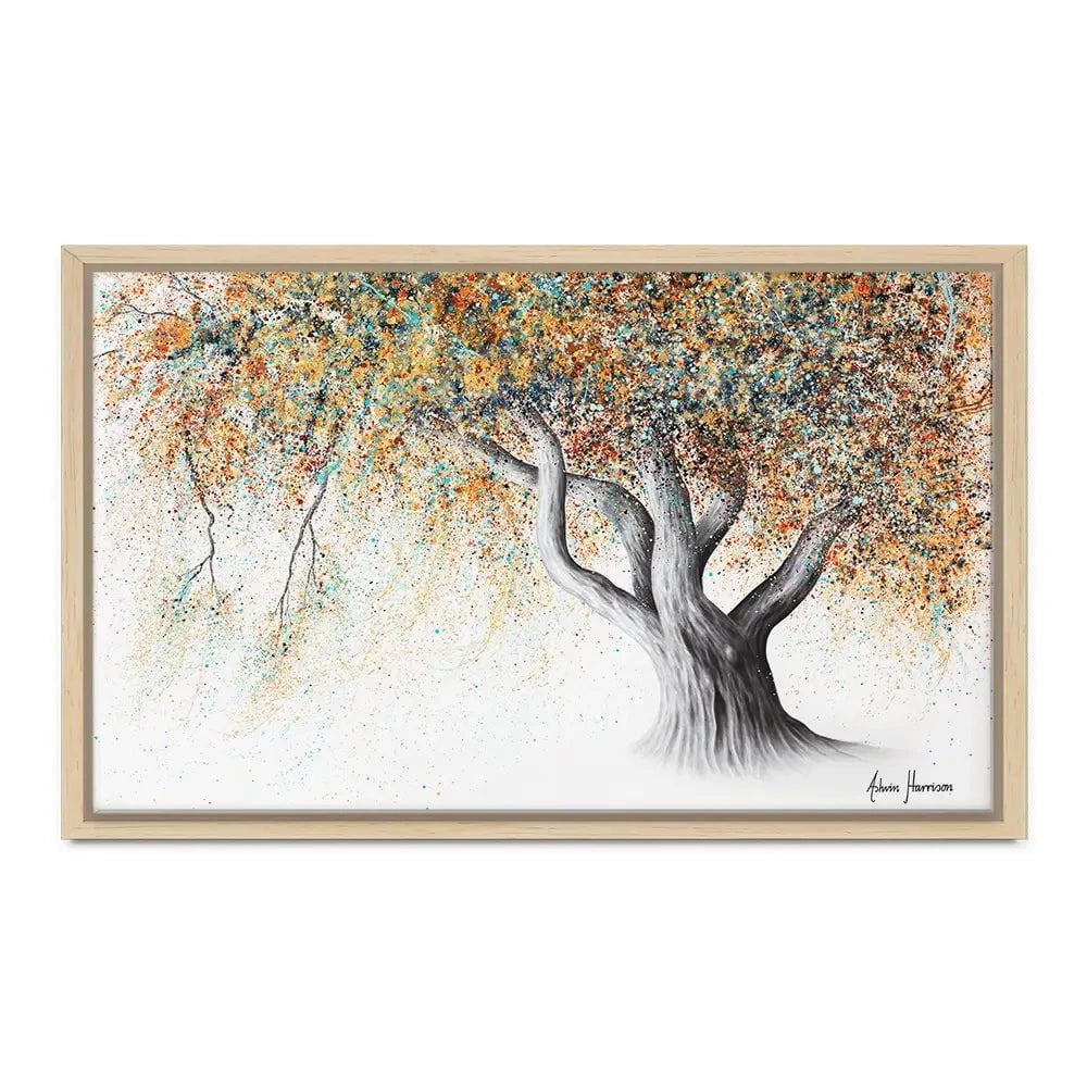 Rusty Autumn Tree Canvas Print