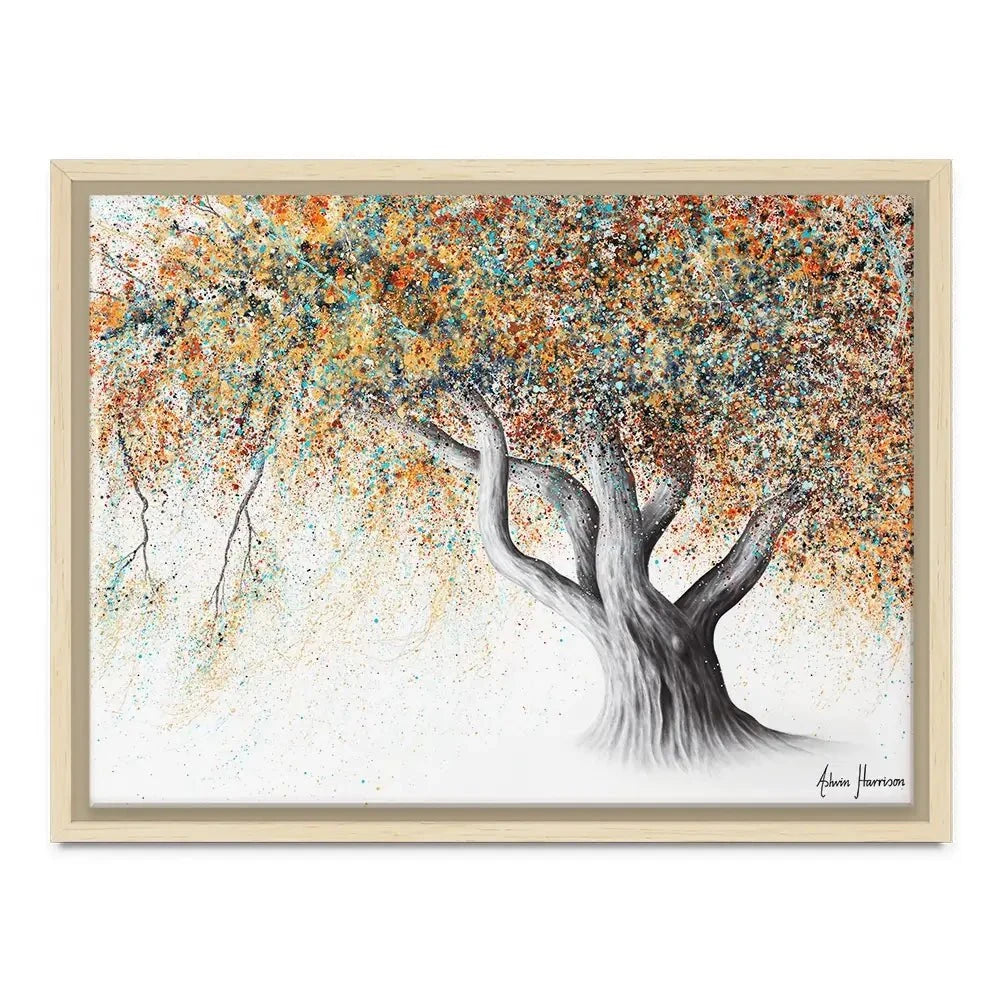 Rusty Autumn Tree Canvas Print