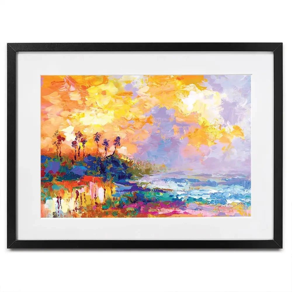Caribbean Coast Framed Art Print