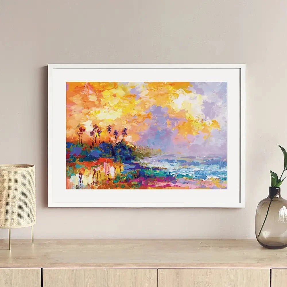 Caribbean Coast Framed Art Print