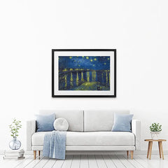 Starry Night Over The Rhône Framed Art Print