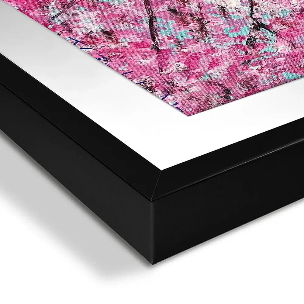 Bright Cherry Blossom Framed Art Print