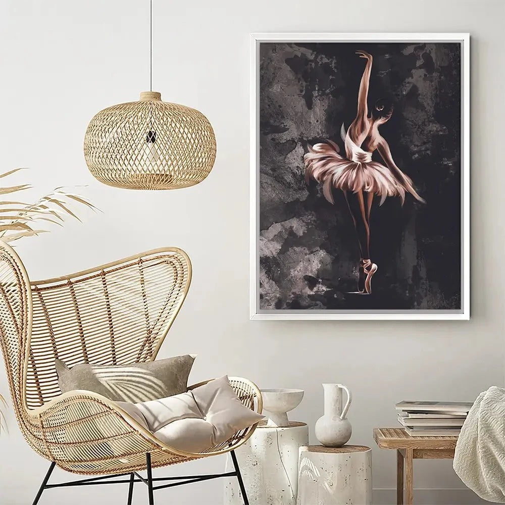 Ballerina Portrait Canvas Print