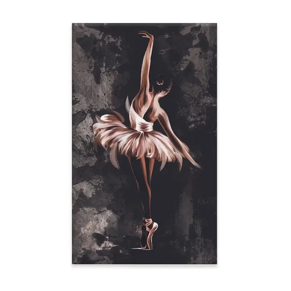 Ballerina Portrait Canvas Print