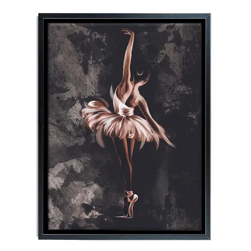 Ballerina Portrait Canvas Print