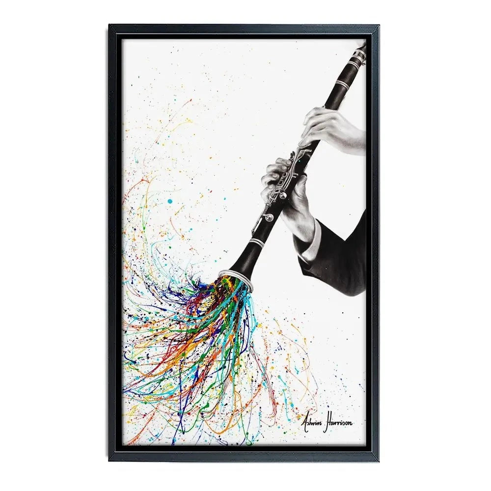 A Clarinet Tune Canvas Print