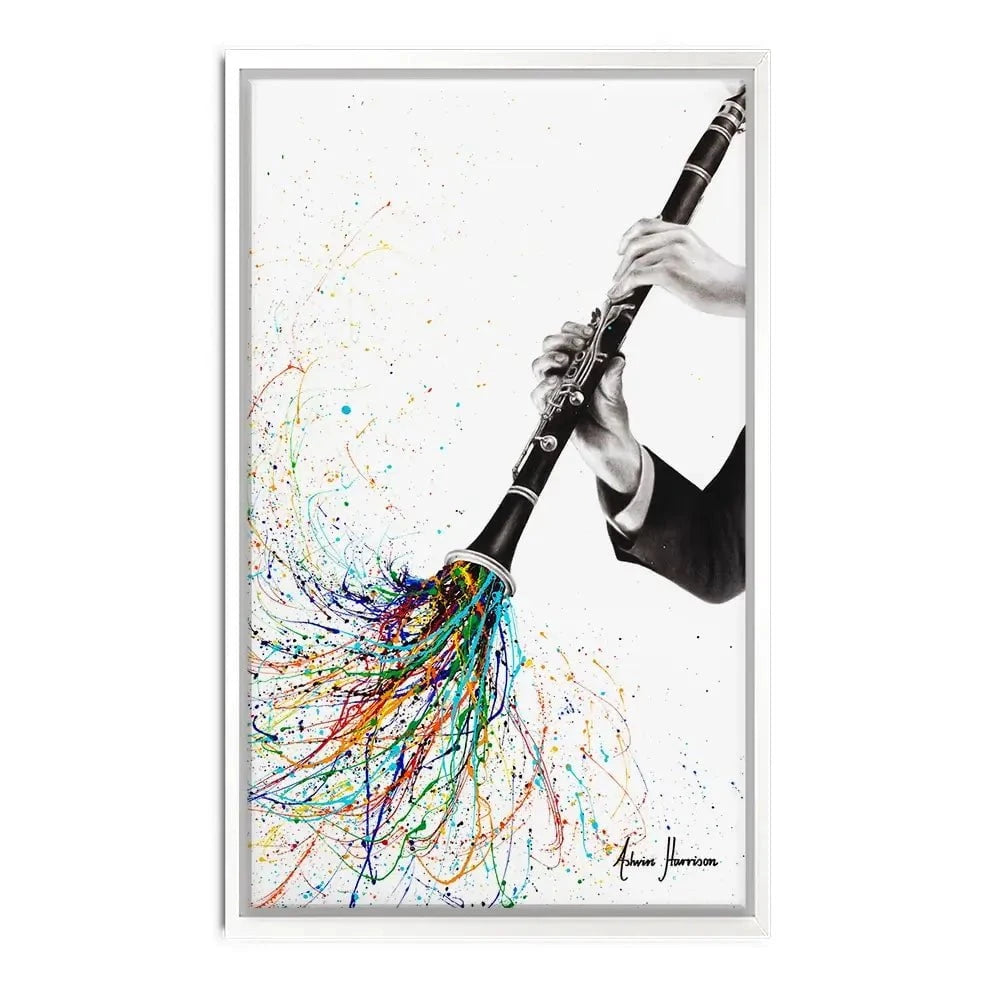 A Clarinet Tune Canvas Print