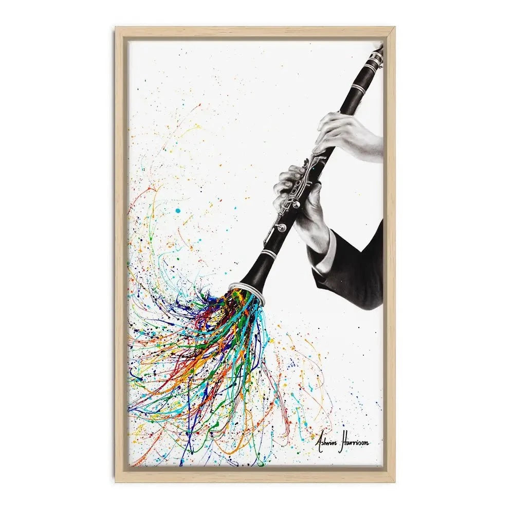 A Clarinet Tune Canvas Print