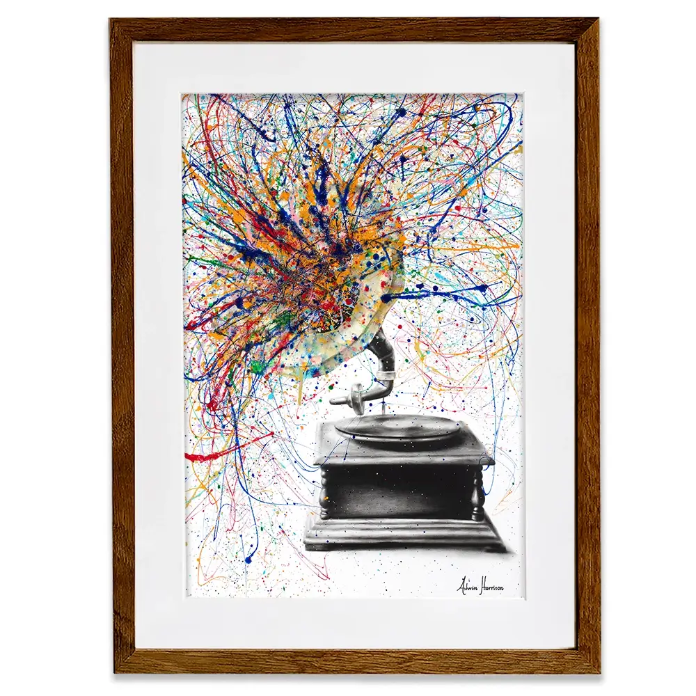 Louder Framed Art Print