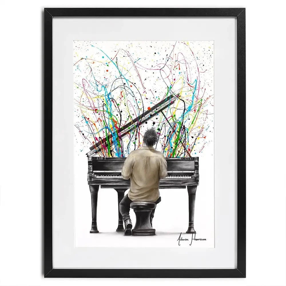The Piano Solo Framed Art Print