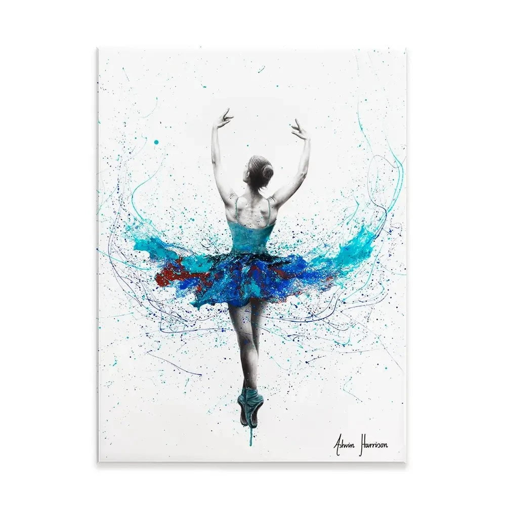 Floating Lake Ballet Canvas Print