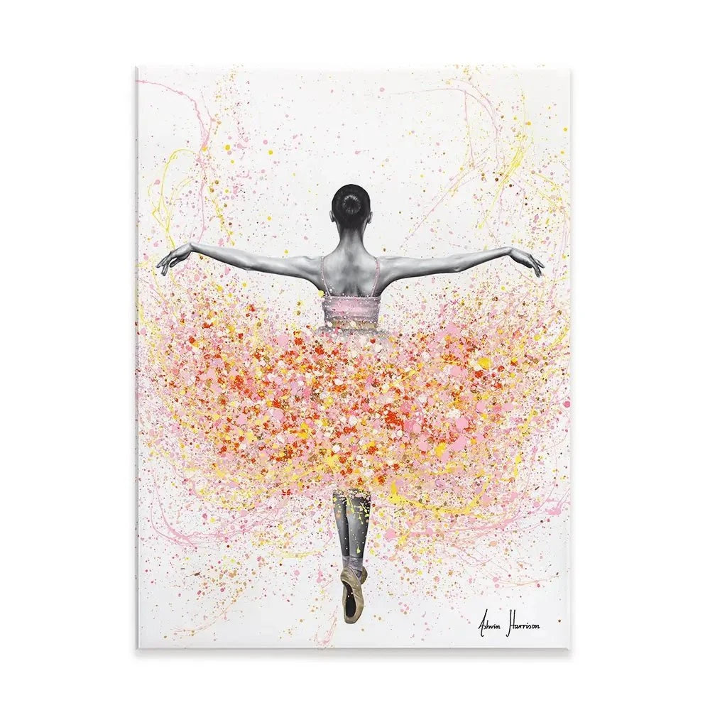 Floral Dancer Canvas Print