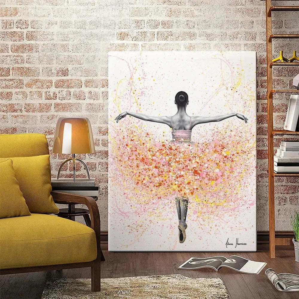 Floral Dancer Canvas Print