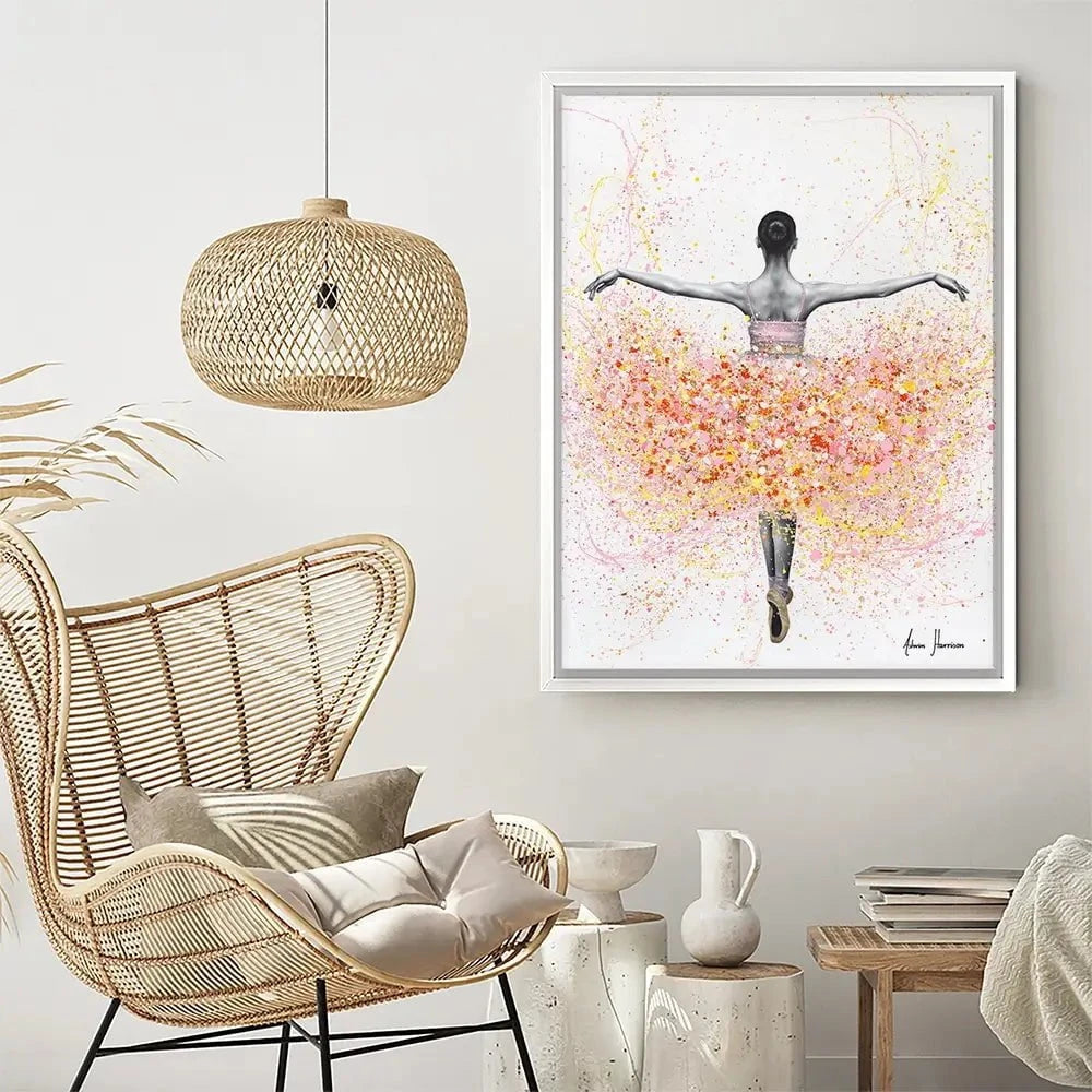 Floral Dancer Canvas Print