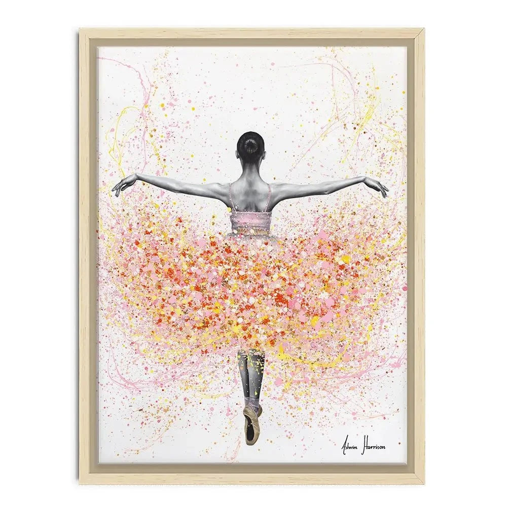 Floral Dancer Canvas Print