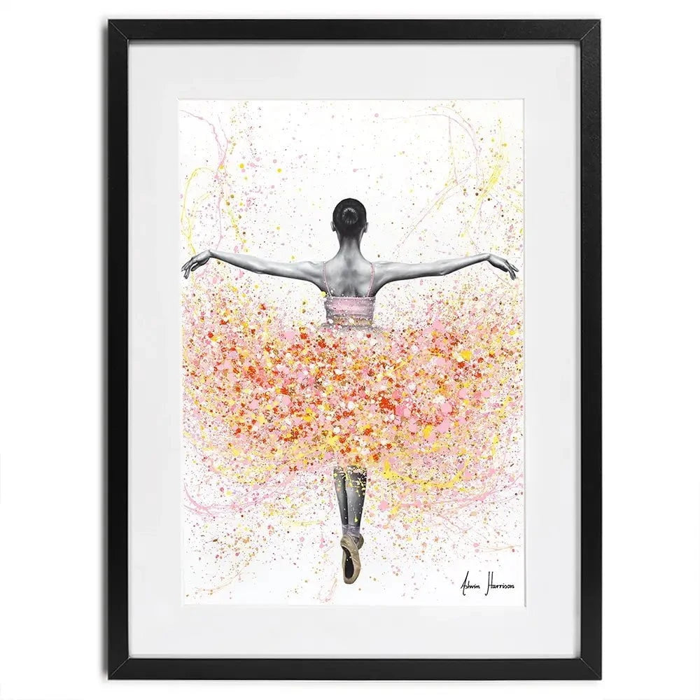 Floral Dancer Framed Art Print