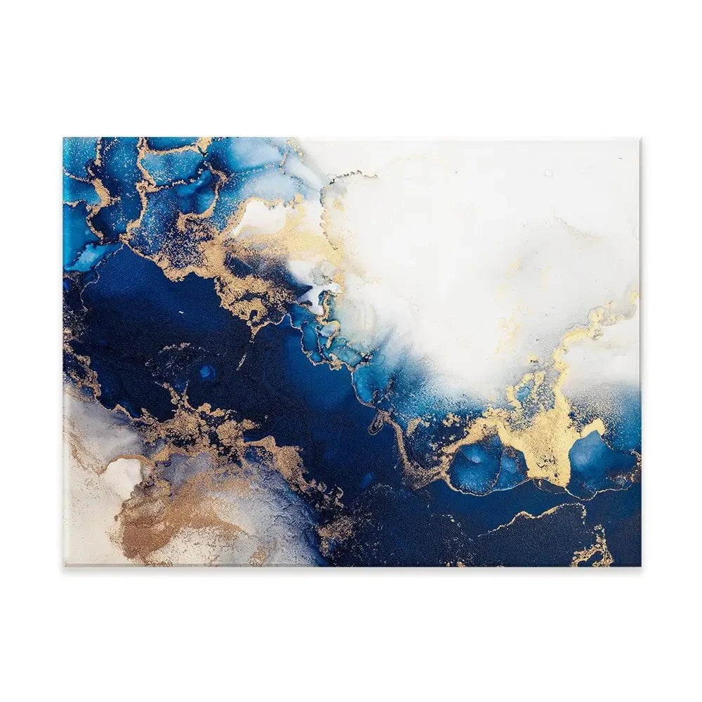 In The Deep Blue Canvas Print