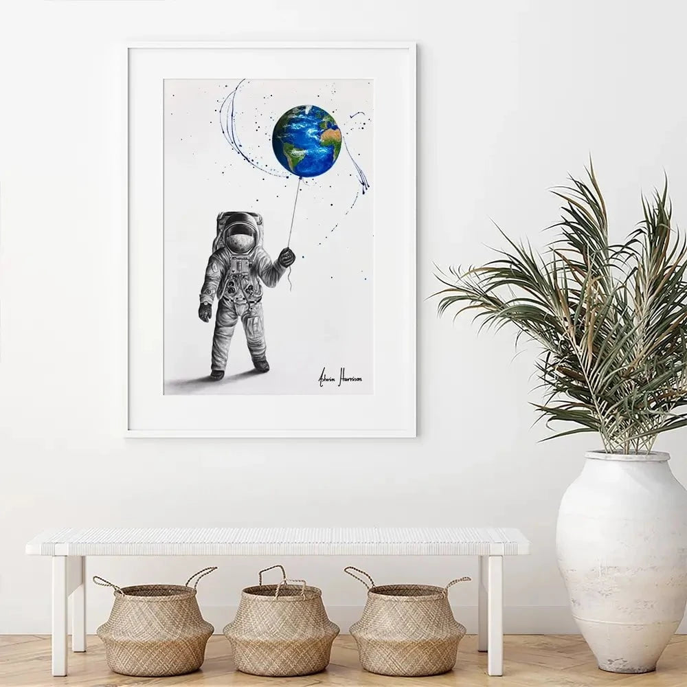 The Astronaut Framed Art Print