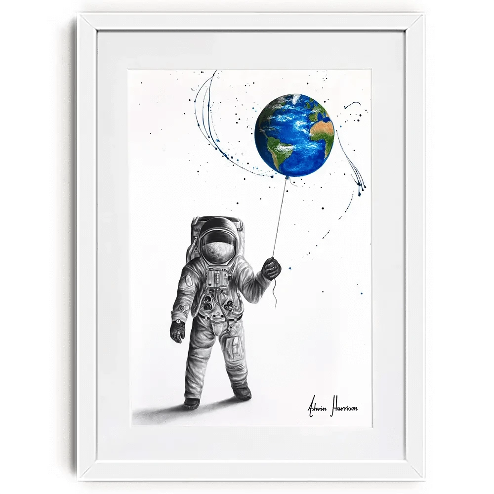 The Astronaut Framed Art Print