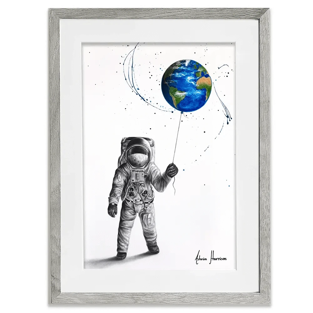 The Astronaut Framed Art Print