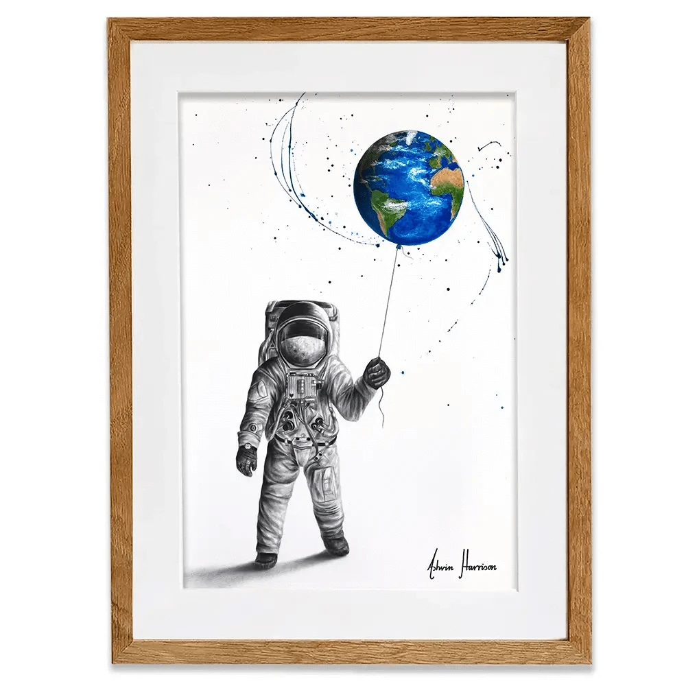 The Astronaut Framed Art Print