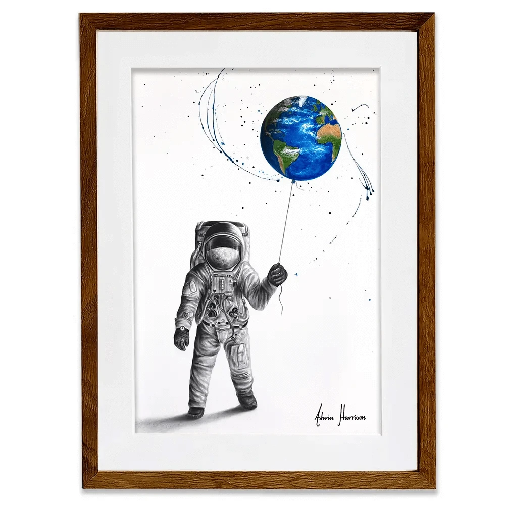 The Astronaut Framed Art Print