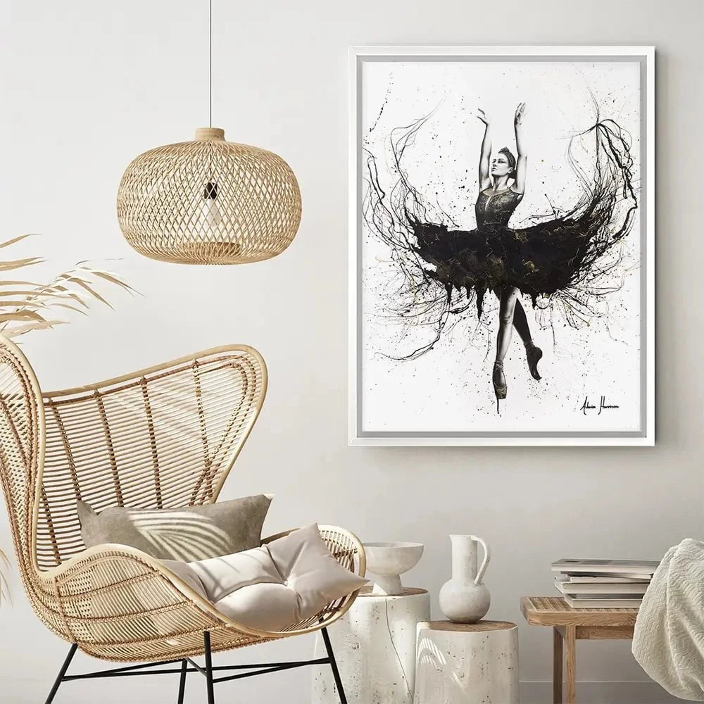 The Black Swan Canvas Print
