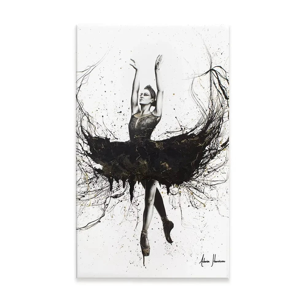 The Black Swan Canvas Print