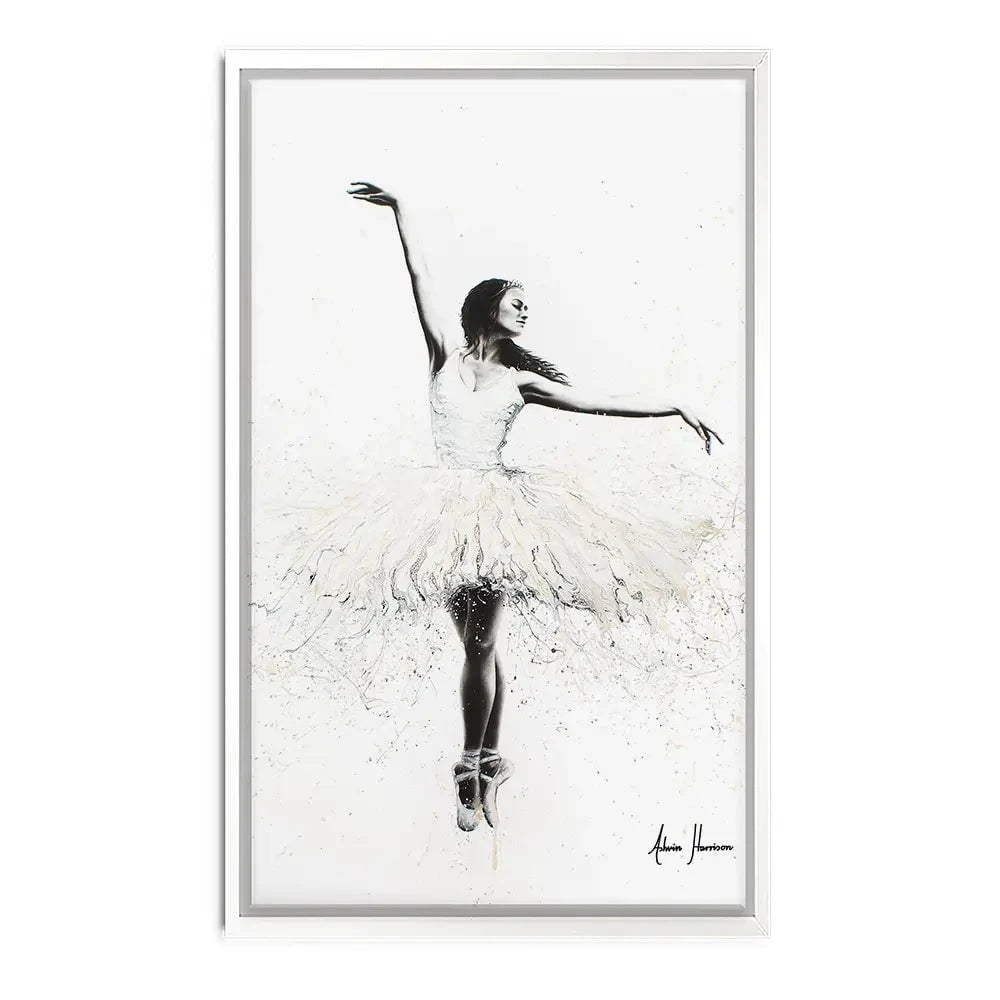 The White Swan Canvas Print