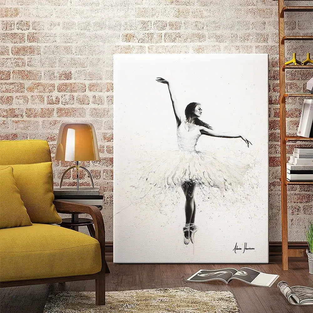 The White Swan Canvas Print
