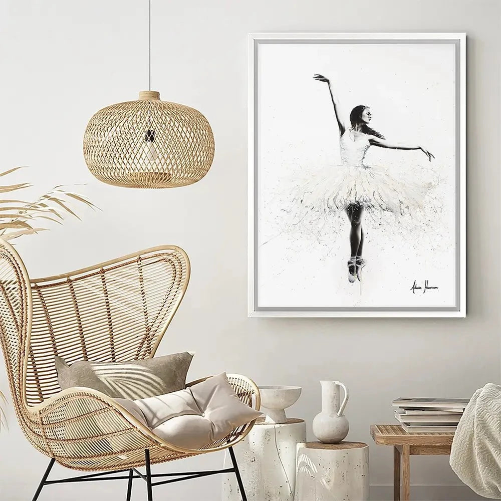 The White Swan Canvas Print