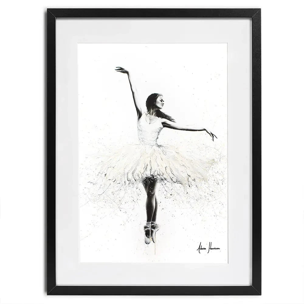 The White Swan Framed Art Print