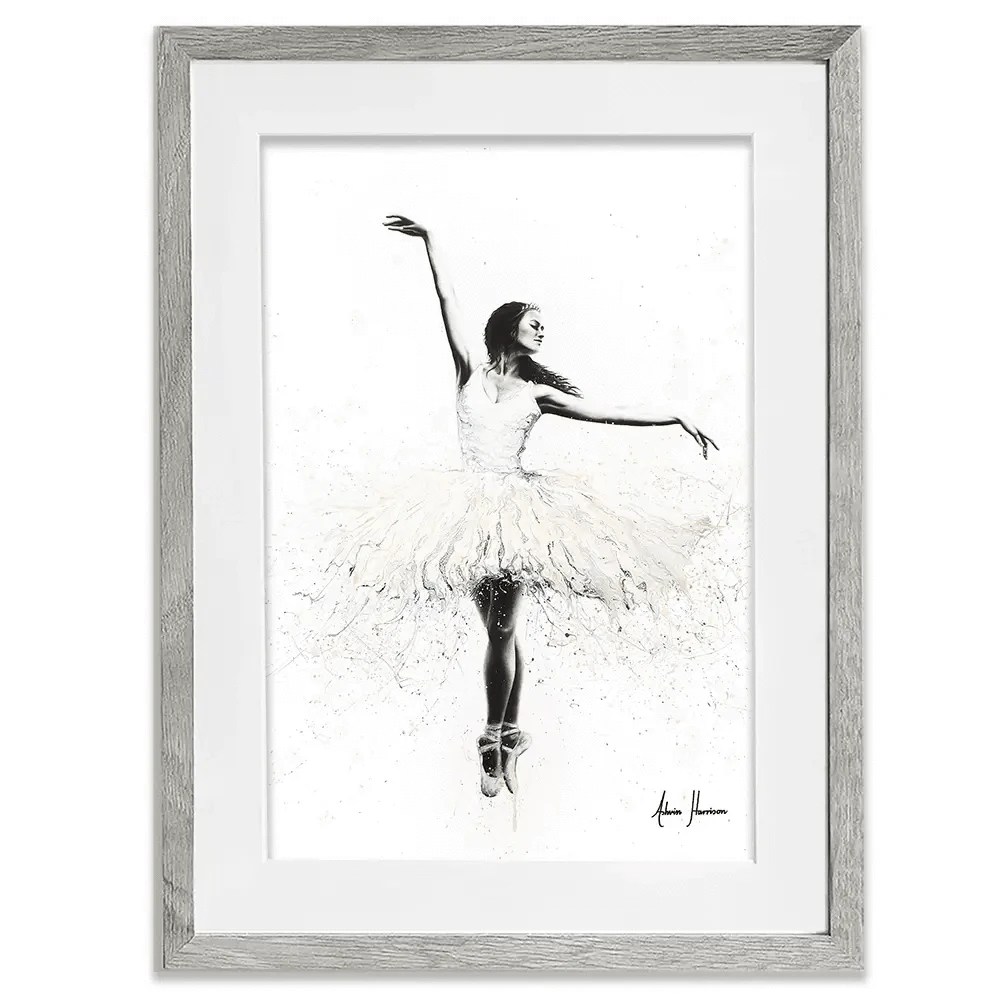 The White Swan Framed Art Print