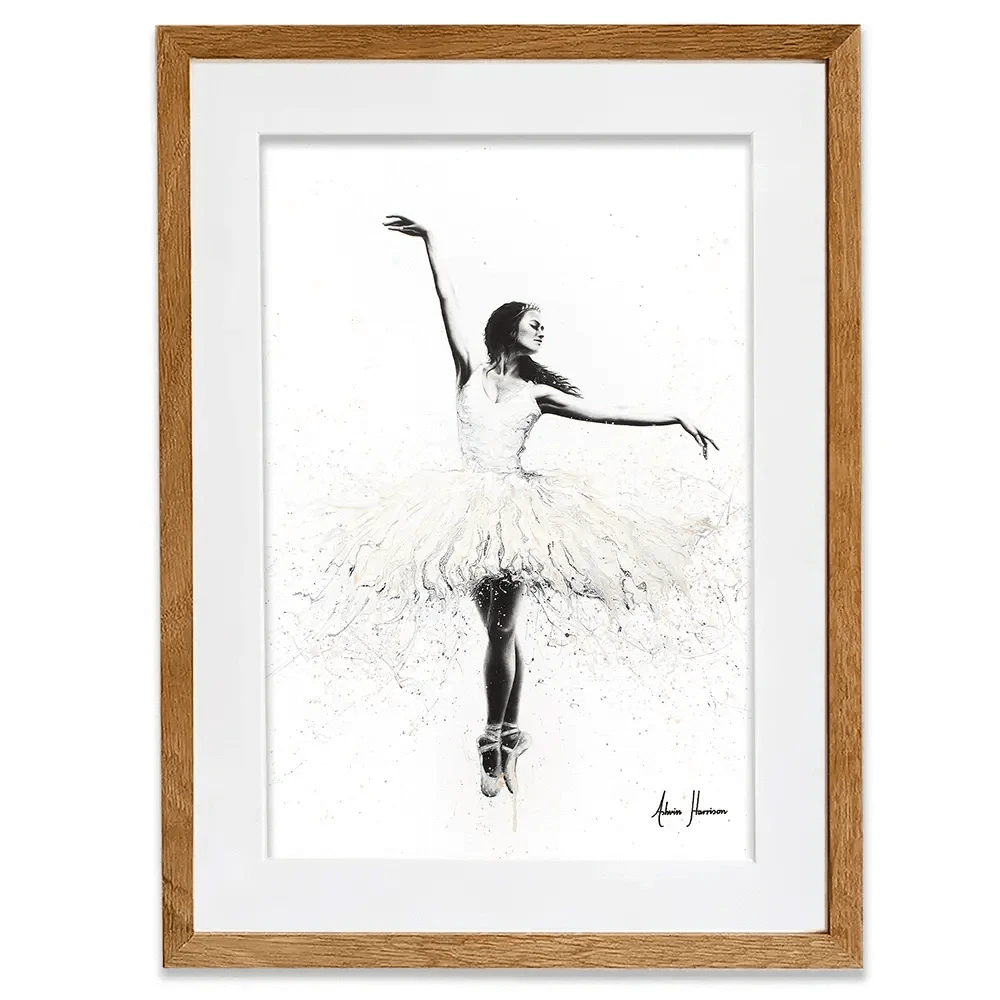 The White Swan Framed Art Print