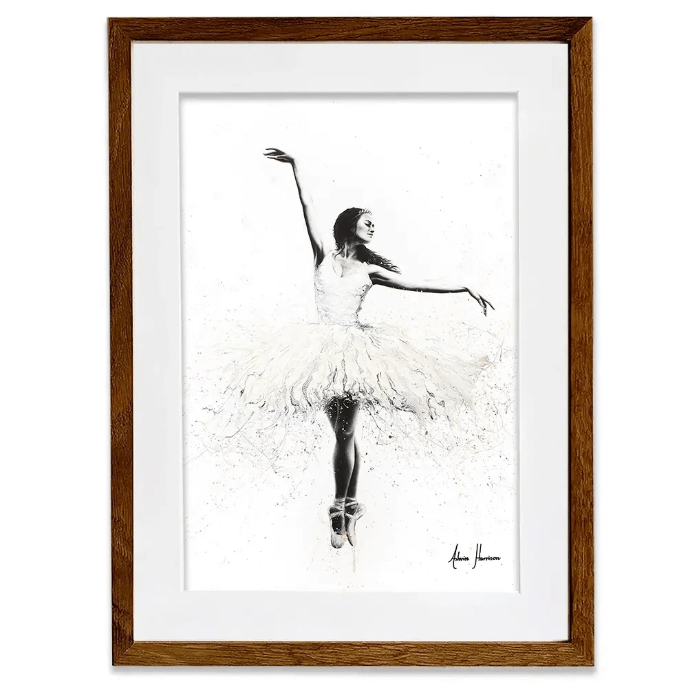 The White Swan Framed Art Print