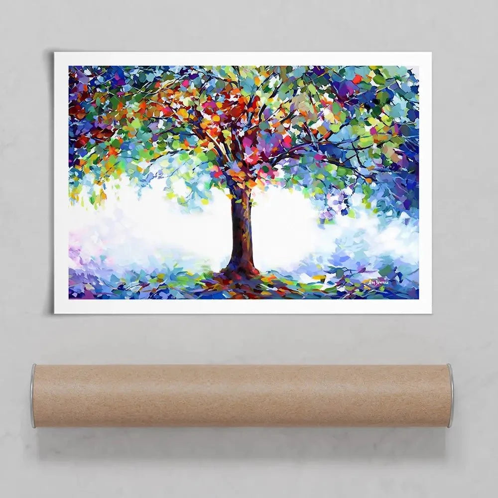 Tree Of Joy And Serenity Art Print