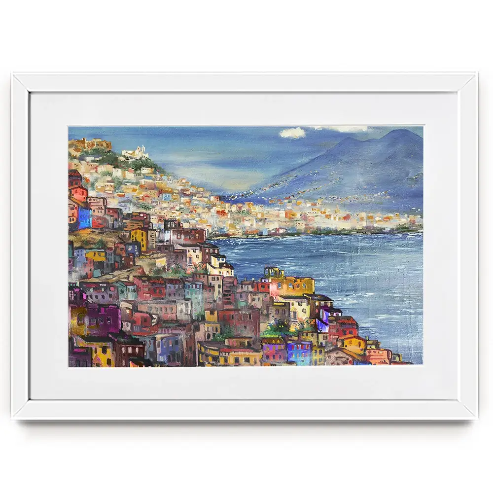 Naples Framed Art Print