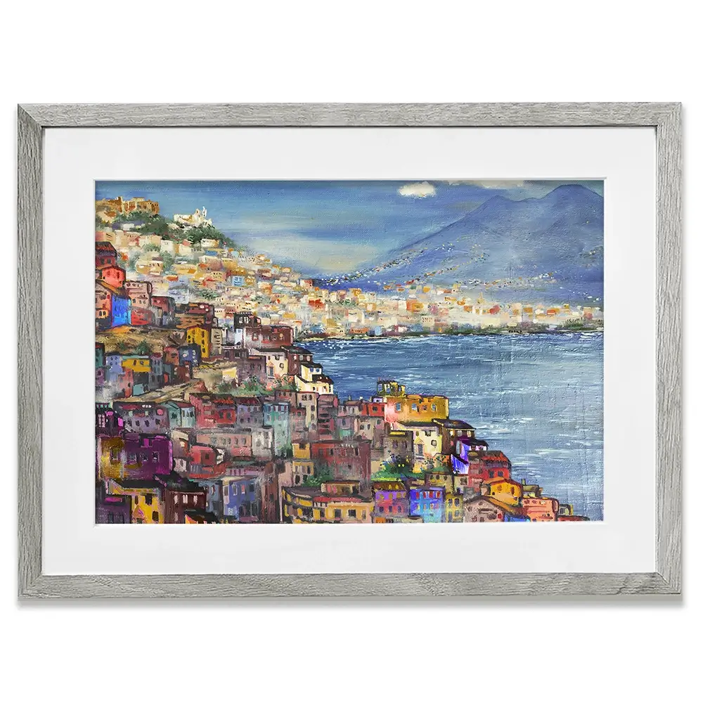 Naples Framed Art Print
