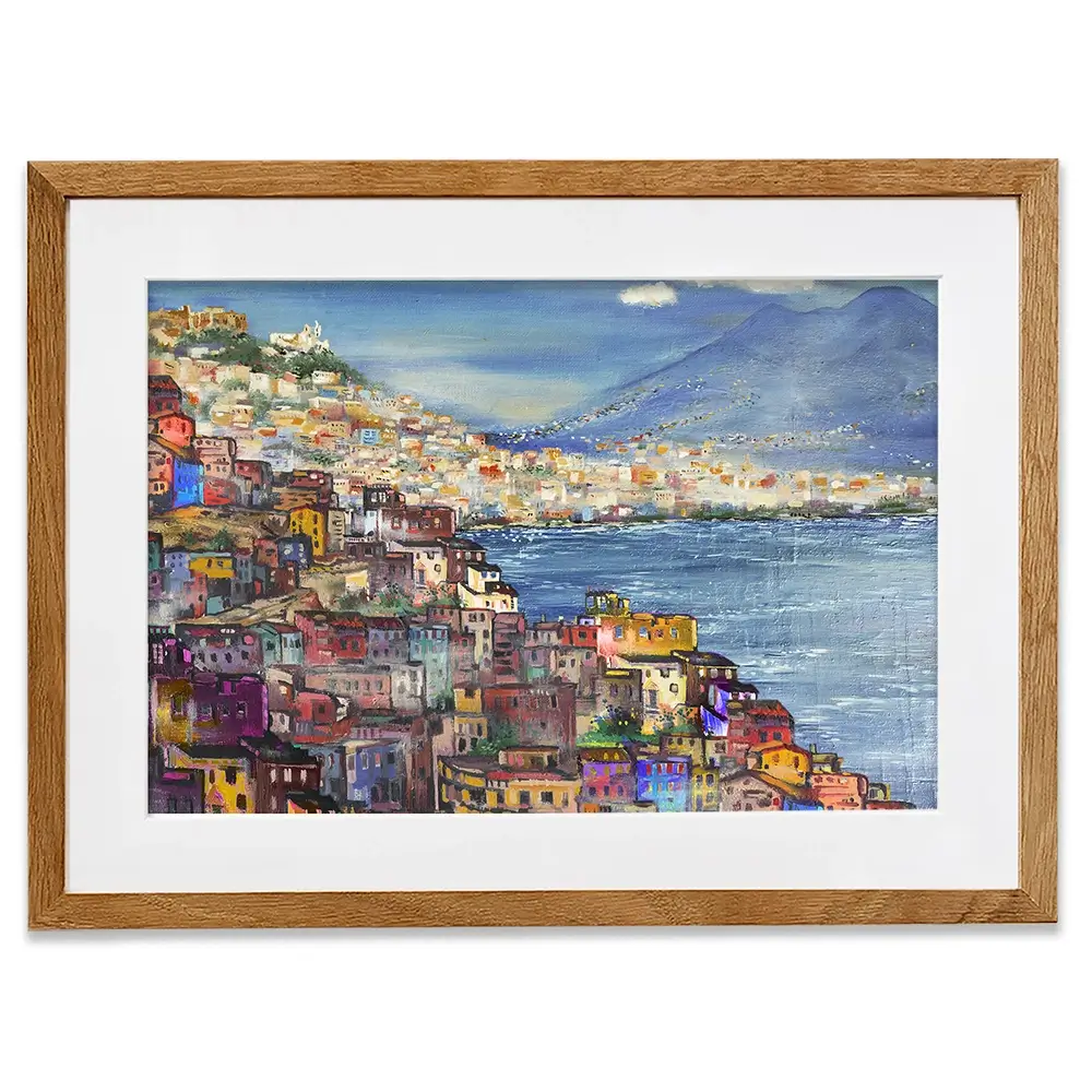 Naples Framed Art Print