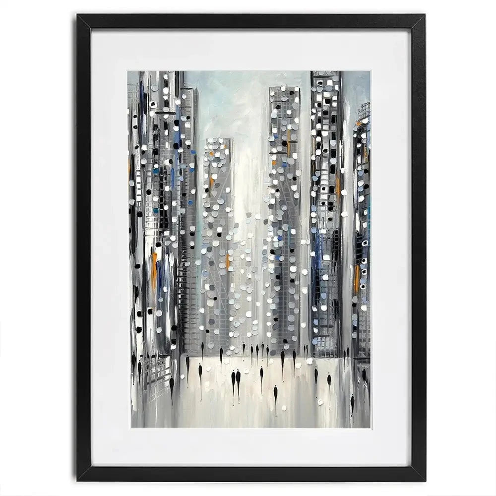 City Reflections Framed Art Print