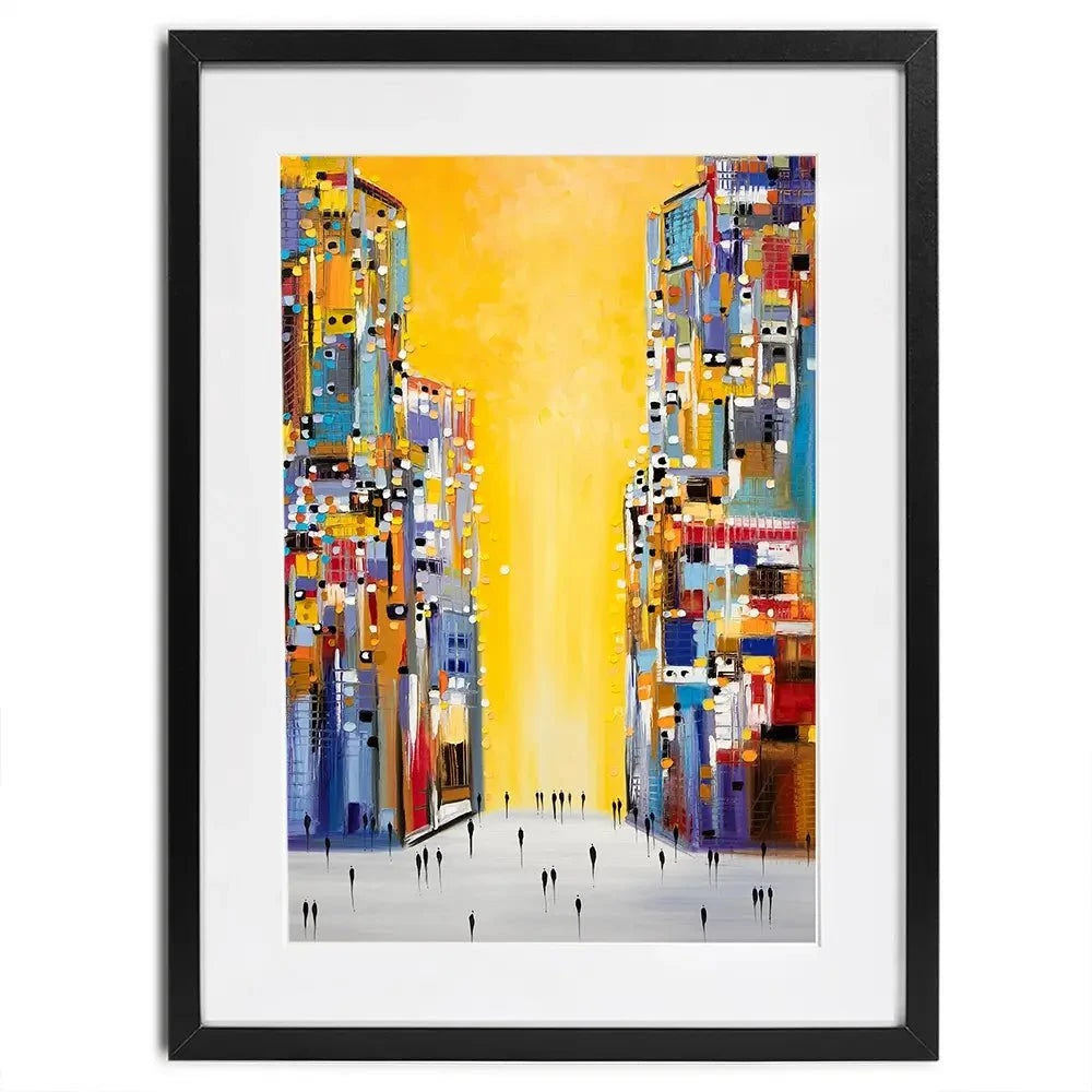 Sunset Melody Framed Art Print