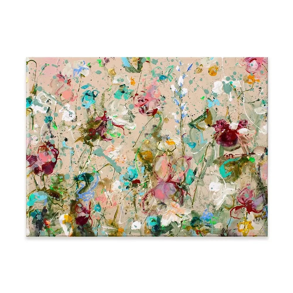 Flower Feeling Canvas Print