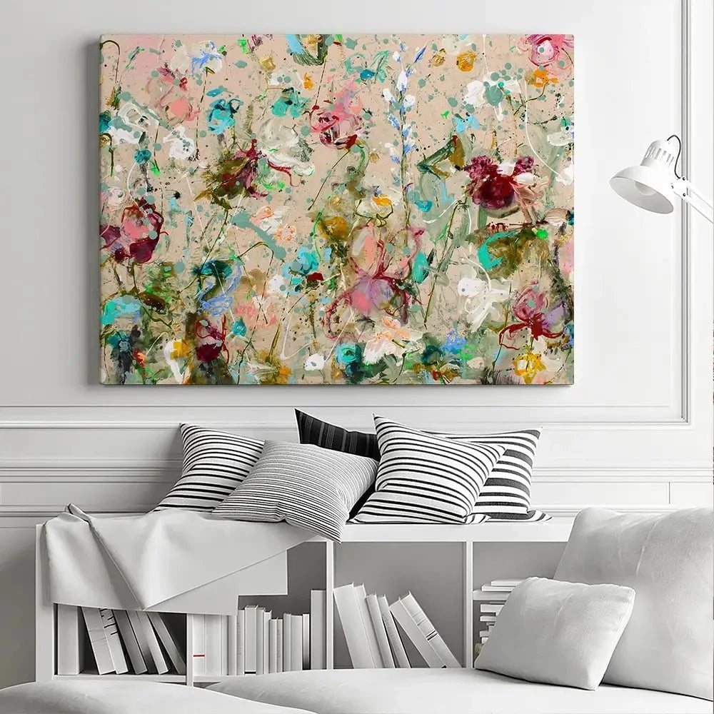 Flower Feeling Canvas Print