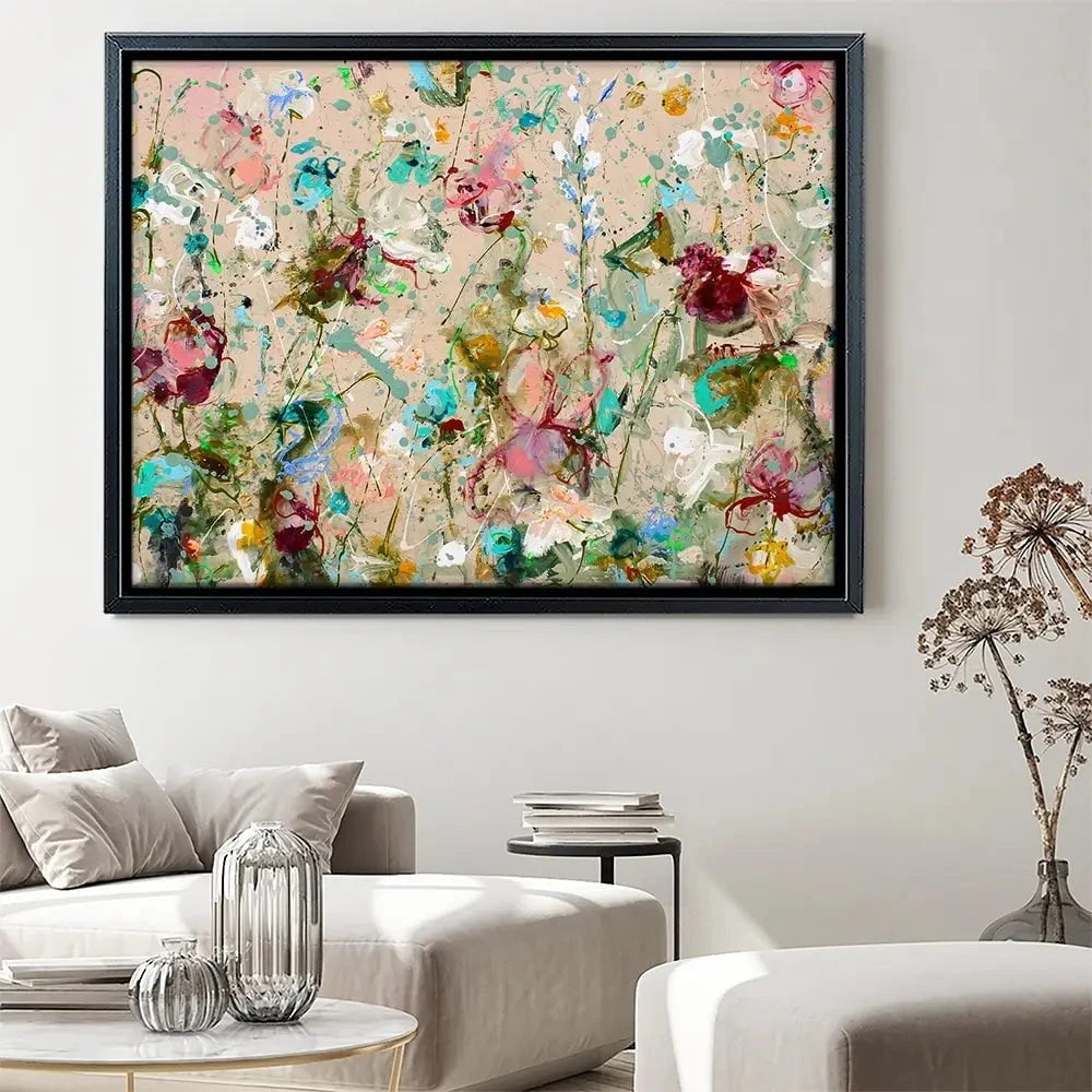 Flower Feeling Canvas Print