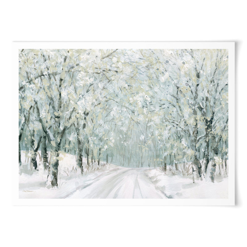 Winter Lane Art Print